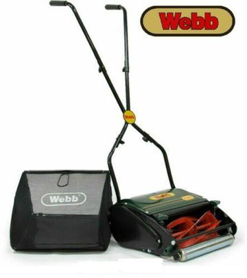 Webb Cylinder Lawn Mower WEH12R - Rear Roller Push Hand Mower