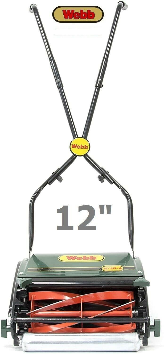 Webb Cylinder Lawn Mower WEH12R - Rear Roller Push Hand Mower