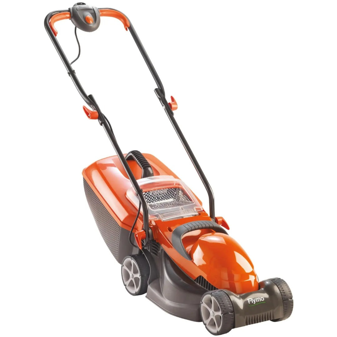 Flymo Chevron 32V Electric Wheeled Lawn Mower,1200W, 32cm Cutting Width