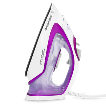 Morphy Richards TurboGlide Steam Iron 2800W Ceramic Soleplate 150g Boost Purple