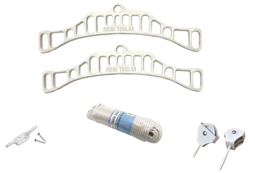 Small White Pulley Kit WITHOUT Laths