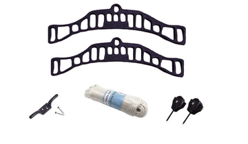 Small Traditional Kitchen Clothes Airer Dryer Pulley Kit Only Black Without Laths