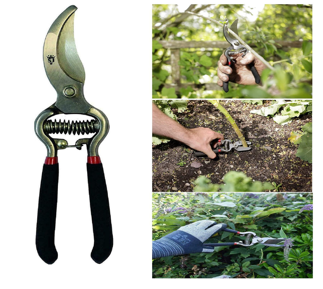 Spear & Jackson Secateurs Razorsharp Vintage Style Bypass Carbon Steel Secateurs