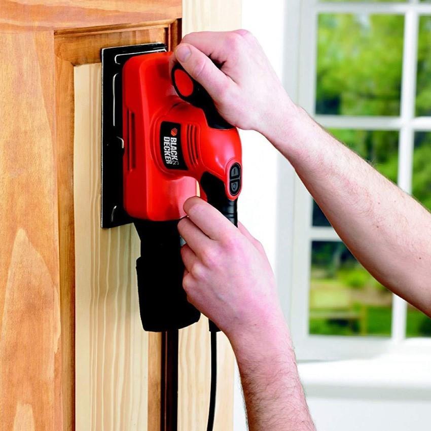 Black & Decker Orbital Electric Sander 1/3 Sheet inc Case and Sheets KA320EKA-GB REMI TOOLS LTD