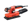 Black & Decker Orbital Electric Sander 1/3 Sheet inc Case and Sheets KA320EKA-GB REMI TOOLS LTD