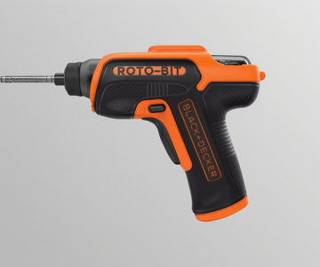 Black & Decker CS36BSC 3.6V Roto-Bit Cordless Screwdriver 180 RPM, LED + 8-Bits