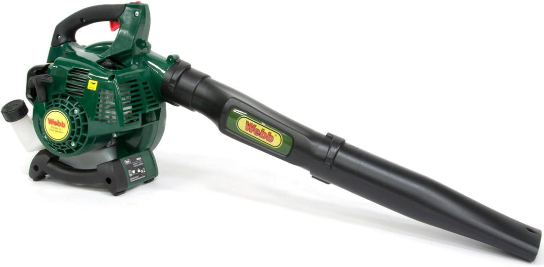 Webb WEBV26 Petrol Garden Blower & Vacuum 2-Stroke 26cc with 40L Collection Bag REMI TOOLS LTD