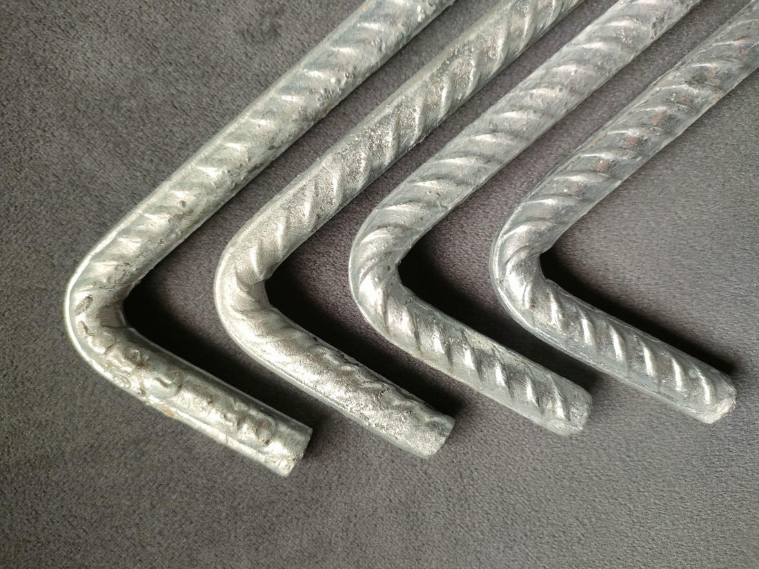 Tent Pegs Heavy Duty Steel Galvanised Camping Awning Bouncy Castle 10x300mm 8Pc