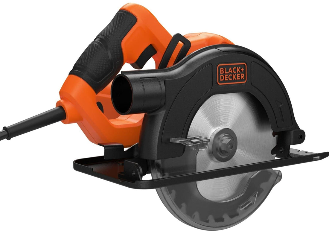 Black+Decker CS1200 Circular Saw With 165mm Blade 240V and 1200W Corded Power