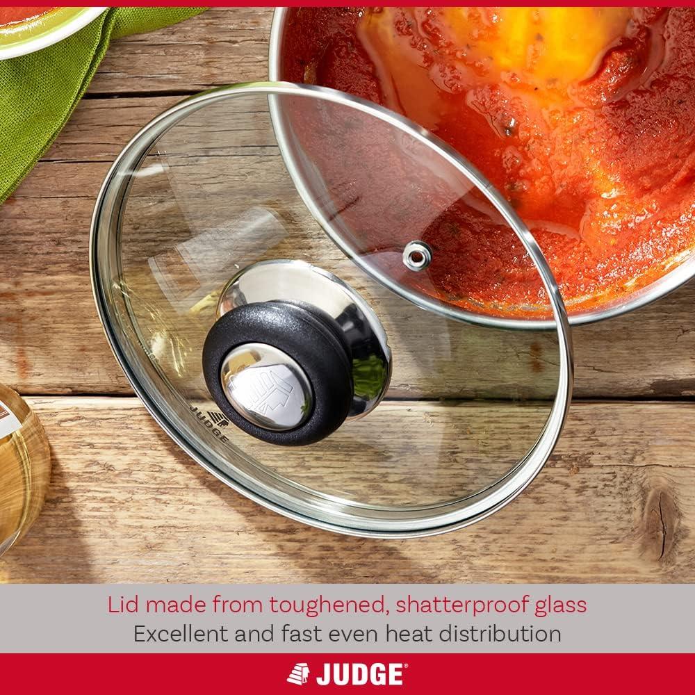 Judge Vista's Stainless Steel Saucepan 16cm -1.0L with Vented Lid