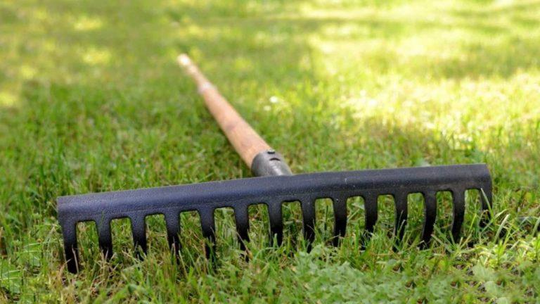 Metal garden rake head lawn rake stone rake 14 teeth strong steel QTY 1