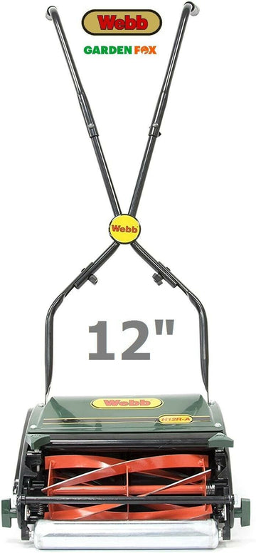 Webb Rear Roller Push Cylinder Mower WEH12R  Hand Mowers